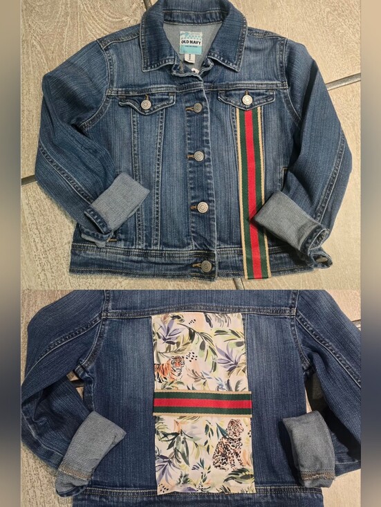 Other - Upcycled Designer Insipered Jean Jacket